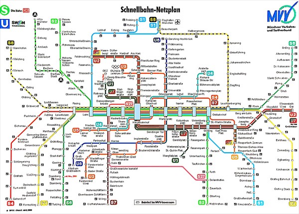 051-Карта Мюнхенского метро